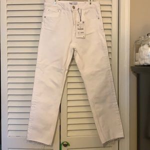 ZARA HIGH-RISE ANKLE LENGTH JEANS SIZE 38/6